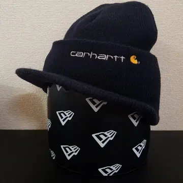 USA제 Carhartt 챙 부착 니트 모자 Beanie Knit Cap
