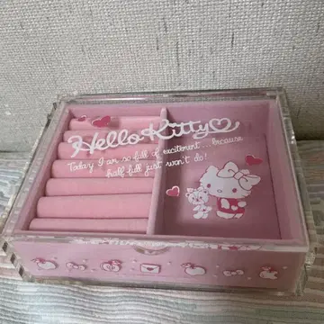 헬로키티 액세서리 케이스 주얼리 케이스