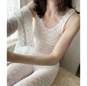 EDIT. FOR LULU petite LULU 레이스 탱크탑