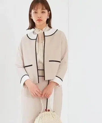 [새상품급] Tiara 티아라 컬러 블록 자켓