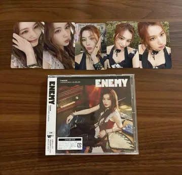 TWICE 사나 CD enemy 시리얼 미포함 트레이딩 카드 솔로반