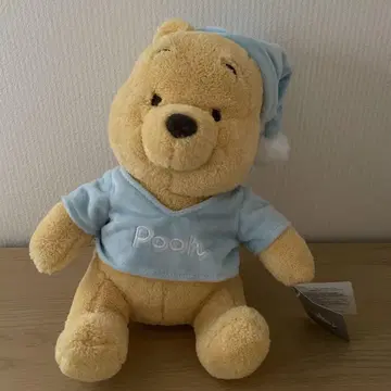 푸우 봉제 인형 스카이블루 파자마