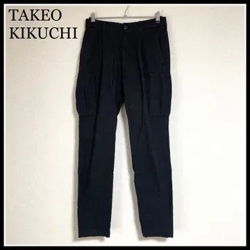 TAKEO KIKUCHI(다케오 키쿠치) 팬츠 차콜 그레이