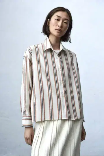 CORDERA 코르데라 WIDE STRIPED SHIRT 스트라이프 셔츠
