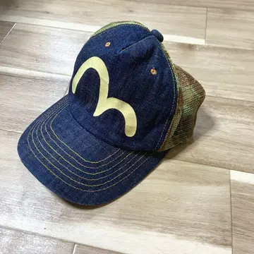 EVISU 메쉬 캡 갈매기