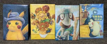 [ 새상품 ] Pokmon Magnet set 고흐 미술관 포켓몬 마그넷