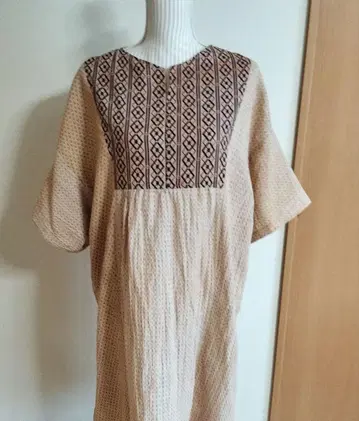 유카타 리메이크 감물 염색 원피스