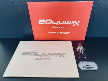 기동전사 건담 지크 액스 팜플렛 럭셔리판 + 바닥 아크릴 스탠드
