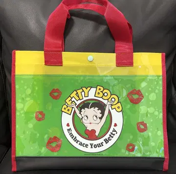 초레어 BettyBoop 베티짱 클리어 토트백 컬러풀 토트