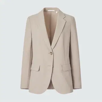 유니클로 베이지 감동 자켓 팬츠 셋업 S 사이즈
