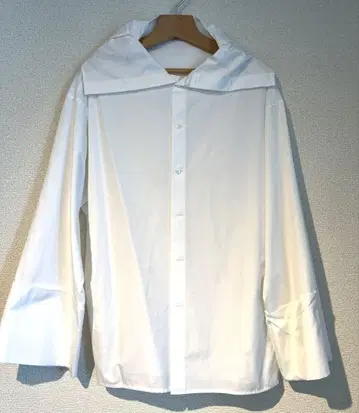 CURRENTAGE(커런티지)/2way 셔츠 화이트