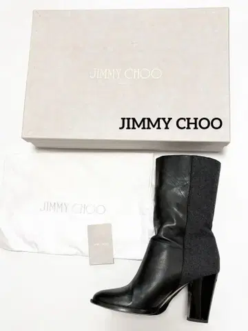 JIMMY CHOO 지미추 부츠 25cm 가죽 신발 38