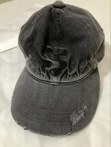 VUJA DE 그레이 코튼 캡