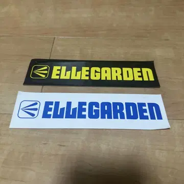 ELLEGARDEN 스티커 블랙 x 옐로우 컬러 각 한 장