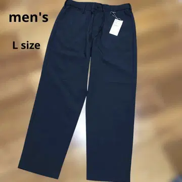 MENS 바람이 통하는 와이드 테이퍼드 팬츠 L