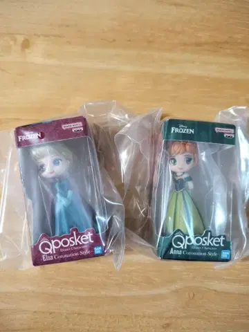 Qposket 엘사 안나 가챠가챠