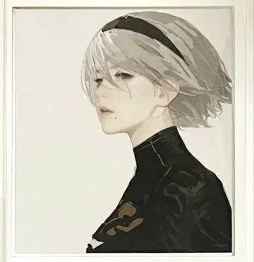 NieR NieR 오토매타 NieR 지울 수 없는 기록 색지 컬렉션 2B