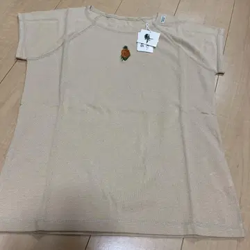 택 포함 새상품 마드모아젤 논논 파파스 반팔 셔츠 L 면 100%