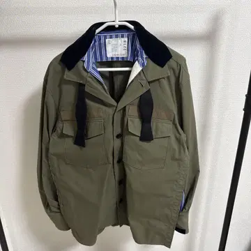 sacai 20ss 도킹 셔츠 자켓 사이즈 1