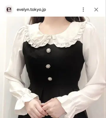 evelyn 꽃 비쥬 원피스