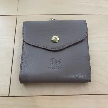 IL BISONTE 가마구치 지갑 그레이