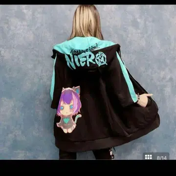 [ 판매종료 ] NieR DOUBLE HOOD 더블 후드 후드티 시엘