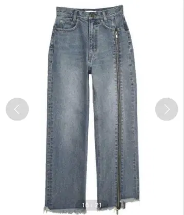 ameri ZIPPER STRAIGHT DENIM