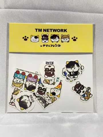 TMNETWORK 타마&프렌즈 콜라보 프레이크 씰 새상품 미개봉