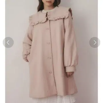 메리제니 A라인 세일러 코트 핑크