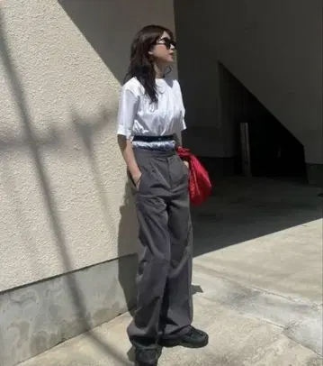 Ameri LOGO TAPE TRUNKS LAYERED PANTS S