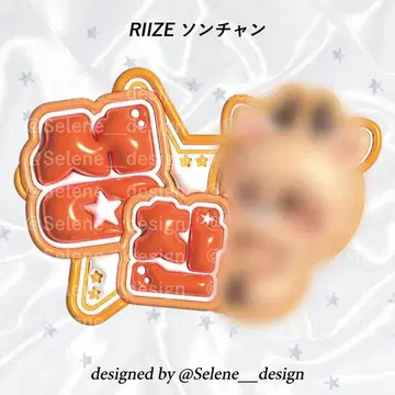[ 당일 발송 ] RIIZE 성찬 엠보 네임보드 네임보드 부채