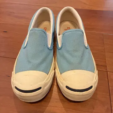 CONVERSE x BEAMS 슬립온 24.5cm 라이트 블루 스카이블루
