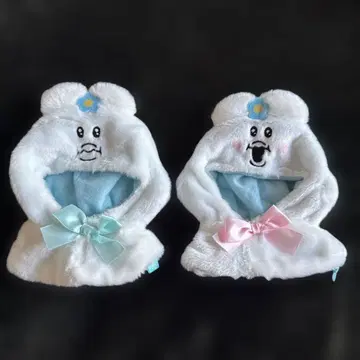 옷 갈아입기 판초 세트 (입 벌림 & 노멀) 믓챠무 빤쮸토끼