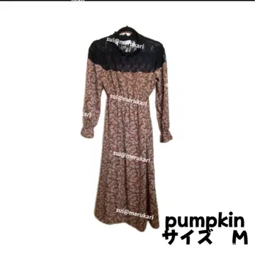 [ 미사용 ] 여성용 의류 pumpkin 롱 원피스