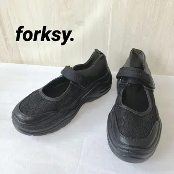 forksy. 시어 볼륨 밑창 멜리 제인 스니커즈