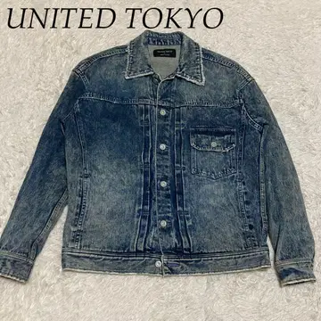 UNITED TOKYO 유즈드 가공 데님 자켓 G 자켓