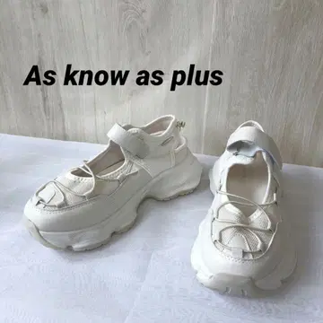 As know as plus 통굽 메쉬 스니커즈 샌들