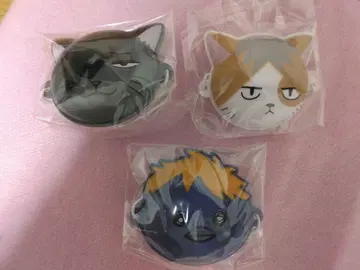 하이큐!! 미니어처 가면 3점 쿠로 고양이 켄마 고양이 히나 유리