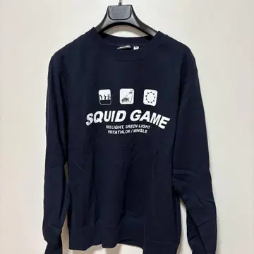 SQUID GAME 스웨트 셔츠 L 사이즈 네이비