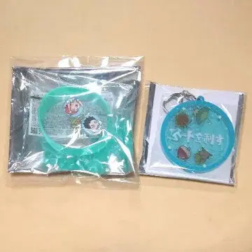 하이큐 팬파크 아크릴 키링 실리콘 밴드 아오바죠사이 2종 세트