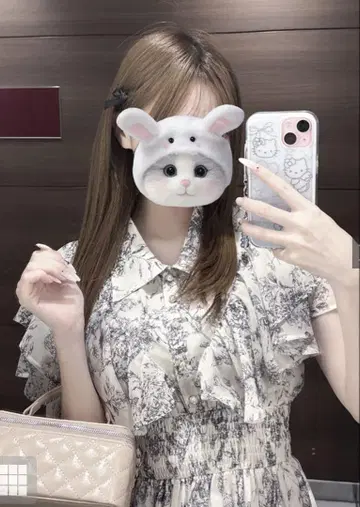 GRL 꽃무늬 프릴 플레어 원피스 [ pm582 ]