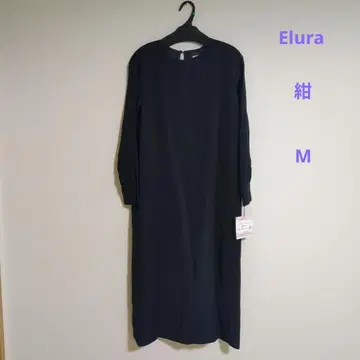 미사용 새상품 세레모니 원피스 네이비
