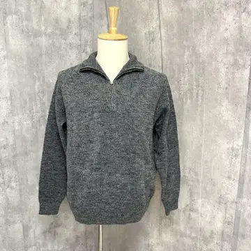 UNIQLO 하프 지퍼 울 니트 스웨터 캐주얼 고급