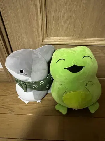 외출 아기상어 개굴이 봉제 인형 세트