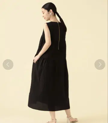 Demi-Luxe BEAMS / 턱 티어드 원피스