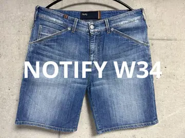 이탈리아제 NOTIFY 노티파이 w34 데님 숏팬츠