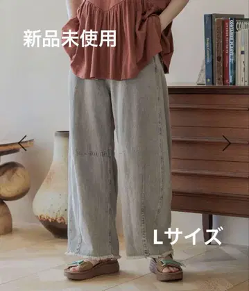 니코앤드 셀프 컷 배럴 팬츠