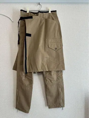 DRIES VAN NOTTEN 15AW 스커트 도킹 밀리터리 팬츠