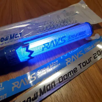 RAYS Snow Man Dome Tour 2024 응원봉 은색 테 포함