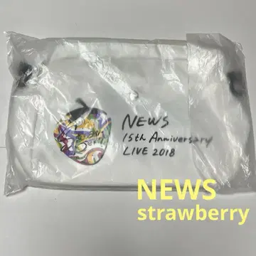 NEWS 15주년 strawberry 바디백 라이브 굿즈